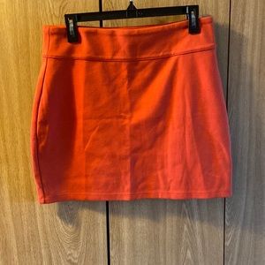 Orange mini skirt bought from Urban Outfitters